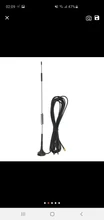 2 uds 700-2700 MHz 12dBi 2G 3G 4G LTE antena magnética TS9 SMA macho CRC9 conector 5M medidor GSM externa antena del router M