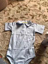 Pelele de algodón de verano para bebés de 0 a 2 años, enterito para niños pequeños con cuello de camisa