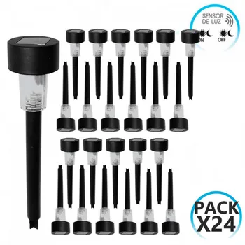 

MegaPack 24 solar beacons LED Outdoor Crepuscular black 7hSevenOn Outdoor