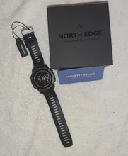 NORTH EDGE-reloj Digital deportivo para hombre, cronógrafo con doble horario y alarma, resistente al agua hasta 50M, estilo militar