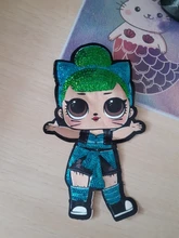 LOL surprise-pegatinas de ropa de muñecas para niñas, parche decorativo bordado para fiesta de cumpleaños