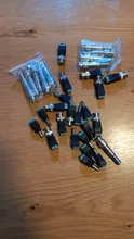 1/2/10 Uds 12V DC hombre conector hembra DC enchufe conector BNC potencia CCTV DC Cable 2,1mm x 5,5 adaptador BNC para la luz de tira llevada