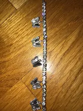 Tobillera de mariposa para mujer, cadena de tenis con diamantes de imitación, joyería para pie, tobillera de playa para verano