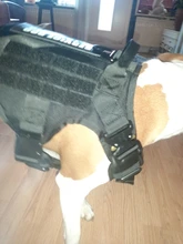 Conjunto de arnés y correa para perro táctico, chaleco para perro grande con hebilla de Metal, Pastor Alemán, arnés duradero para mascotas para entrenamiento de perros pequeños y grandes