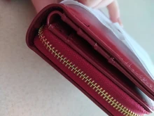 Cartera corta de PU para mujer, monedero pequeño rojo con cremallera y botón, monedero con bolsillo para monedas, gran oferta