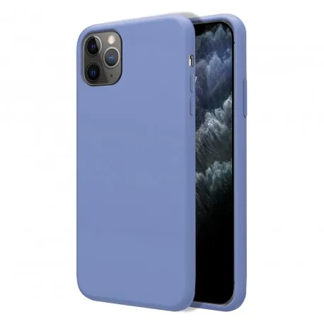 Чехол жидкий силикон ультра мягкий для Iphone 11 Pro Max (6 5) Небесно-Голубой |
