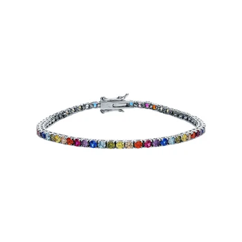

Silver Bracelet with cubic zirconia sunlight sample 925