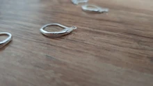 Ganchos para pendientes de plata de ley 100, accesorios de cuentas DIY, ganchos de pendientes de cierre de palanca componentes de racores, 925 Uds.