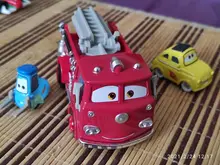 Disney Pixar-Juguetes de los personajes de Cars para niños, coches de juguetes de Cars 2 3, Lightning McQueen, Mater Jackson, Storm Ramirez, 1:55, vehículo fundido a presión, juguete de metal de aleación para chicos