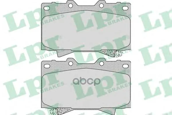 Колодки Тормозные Toyota Land Cruiser 4.2d 9098/4.2d/4.7 98 Передние Lpr 05p1050 Lpr арт. 05P1050