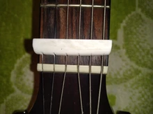 Acoustic-Guitar Saddle-And-Nut Bone-Bridge 6-String Real-Bone of 4pcs Made New 2sets