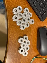 POWGE 2M 2GT 20 dientes síncrono rueda polea loca diámetro 3/4/5mm con cojinete negro para GT2 Correa ancho 6MM 20 dientes 20 T