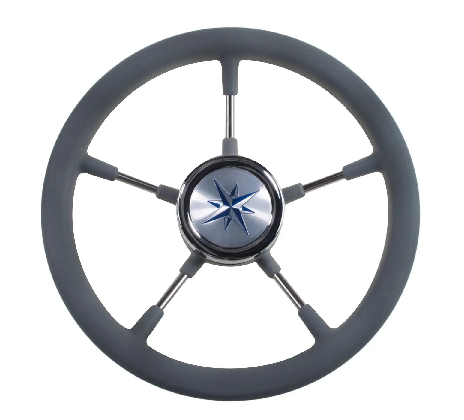 SteeringwheelRivaRSLrimGrayspokessilverD320mmvn73202203