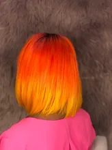 Peluca Bob 13x1 1B 613 cabello humano liso brasileño con encaje frontal, rubio miel degradado, Remy corto prearrancado para mujeres negras