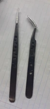 Hand-Tools-Sets Forceps Industrial-Tweezers Phone-Repair Anti-Static Curved Stainless