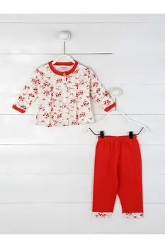 

Grenadine red Summer Girl Baby The Tights suit