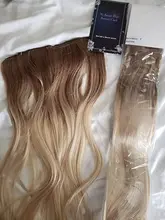 VeSunny línea de pescado de Halo extensiones de cabello humano Real de una pieza de hilo Invisible de la trama del pelo con dos Clips hecha a máquina del pelo Remy