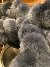 De invierno de la moda de cuero cálida capa natural abrigo de piel de zorro chaqueta de piel auténtica de zorro de invierno grueso abrigo cálido