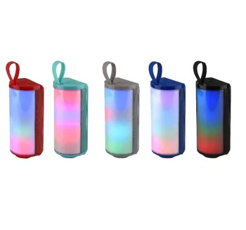 

TG TG-169 wireless bluetooth Speaker Speaker with LED flashing lights, Compatible with IOS/ANDROID. Black, blue, red and gray