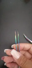 Pinzas de pestañas de acero inoxidable, pinzas profesionales para extensión de pestañas, pinzas para cejas, pinzas rectas y curvadas, herramientas de maquillaje, 1 Uds.