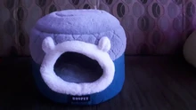 Bed Kennel Cat-House Hoopet Cave Home Dog-Puppy Warm for Teddy