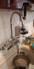 BAKALA-grifo de cocina multifunción, montado en la pared, frío y caliente, con pulverizador de mano