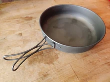 Frying-Pan Tableware Griddle Skillet Boundless Voyage Titanium Outdoor Camping Ultra-Light