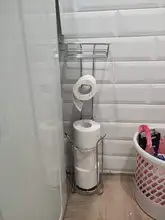 Shelf Stand Roll-Dispenser Paper-Holder Toilet-Paper Stainless-Steel Bathroom Home-Storage