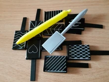 11 Pieces/set 3D Magnet Stick Cat Eye Magnetic Pen for Nails Drawing Nail Art Stick For