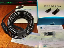 DEPSTECH-endoscopio inalámbrico USB, minicámara de inspección, 2MP/5MP, IP67, Wifi, impermeable, boroscopio para Android iOS, teléfono y Windows