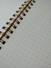 Cuaderno A5 Bullet con cuadrícula de puntos Kraft, gestión del tiempo, cuaderno en espiral, planificador semanal, suministros de oficina para Colegio, 1 ud.