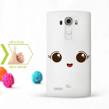 

Personalized LG G4 Slim Clear Silicone Phone Cover (Face Temalı-2)