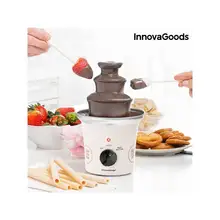 Шоколадный фонтан Sweet& Pop Times InnovaGoods 70W белая сталь