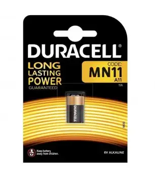 

Pilas Duracell bateria original Alcalina Especial MN11 6V en blister 5X Unidades