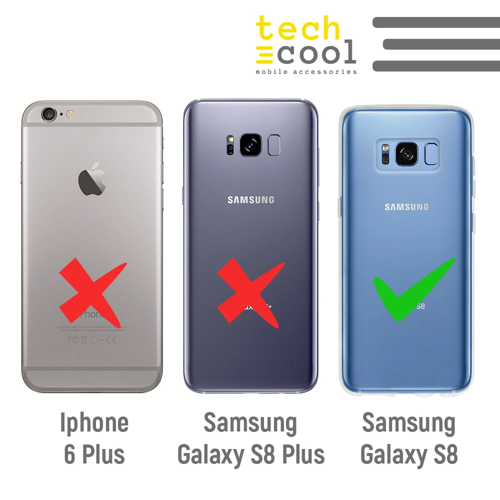 FunnyTech®Силиконовый чехол для Samsung Galaxy S8 l дизайн фраза &quotI don't touch you&quot зеленый