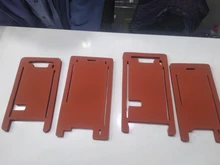 Molde de laminación de silicona para móvil, alfombrilla suave de posicionamiento para iPhone 6, 6plus, 6s, 6s plus, 7, 7plus, 8, 8plus, X