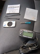 Inductive Tachometer Gauge Lawn-Mower Motorcycle RPM Enginebacklit Alert for ATV HM032B