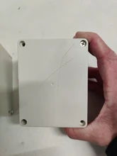 Caja de plástico para electrónica, caja de instrumentos eléctricos, carcasa de empalme, impermeable, para exteriores