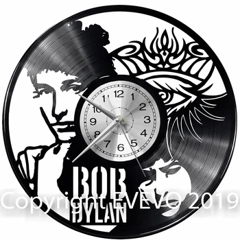 

Bob Dylan Wall Clock Vinyl Vinyl Record Retro Clock Handmade Vintage Gift Style Room Home Decorations Great Gift