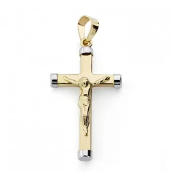 

CROSS 18K CHRIST BICOLOR 25X15 MM.