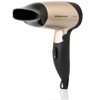 

Hair dryer ergolux elx-hd01-c64 1200 W, folding, 220-240в