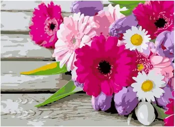 

Painting by Numbers ex 6512 bouquet of pink flowers 30*40