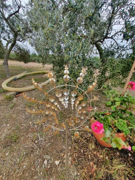 Unique Magical Metal Windmill Outdoor Wind Spinners Wind Collectors Courtyard Patio Lawn Garden Decoration Outdoor Indoor photo review