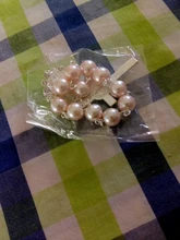 Perla de imitación de cuentas católica Rosario Católico comunión color plata alas colgantes del Crucifijo pulsera lindo regalo