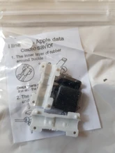 Protector de Cable de línea de datos, funda protectora de colores, tapa de carrete para iPhone, Cable de carga USB, 1 ud.