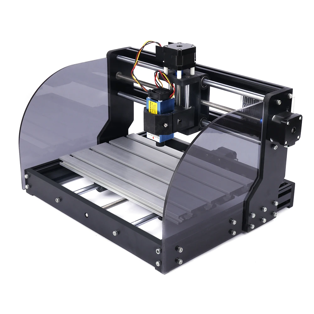 wood work bench CNC 3018 Pro Max Engraving Machine DIY 20w Laser Engraver 2 in 1 3-Axis GRBL Milling Wood Router PCB PVC Mini CNC Crave Machine central machinery band saw