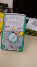 Proskit-multímetro de aguja para MT-2017, amperímetro de MT-2019 CA/CC, capacitancia, diodo, voltímetro, Ohm, LED hFE