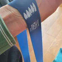 Bandas de ejercicio de resistencia para Yoga, entrenamiento de fuerza, Fitness, entrenamiento corporal, Pilates, equipo de Fitness con lazo expansor de goma