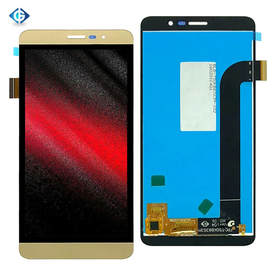 10 шт. для Coolpad 8722 ЖК-дисплей сенсорный экран дигитайзер для Coolpad 8722 ЖК-дисплей полная сборка деталей DHL