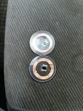 Tarjeta de identificación RFID EM4100 TK4100, 125khz, transparente, 25mm